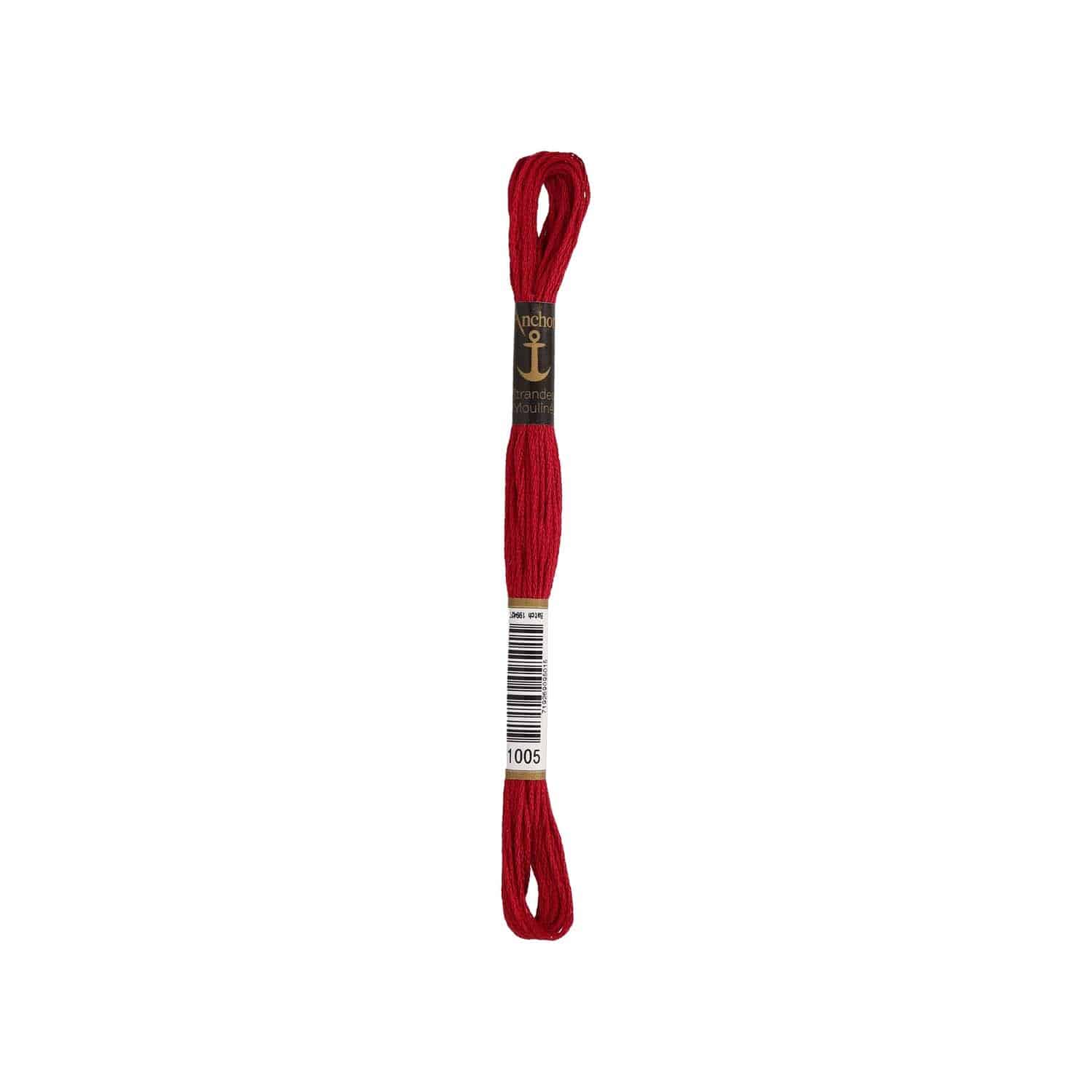 Anchor Coats Sticktwist 8m 01005 Burgund Mittel