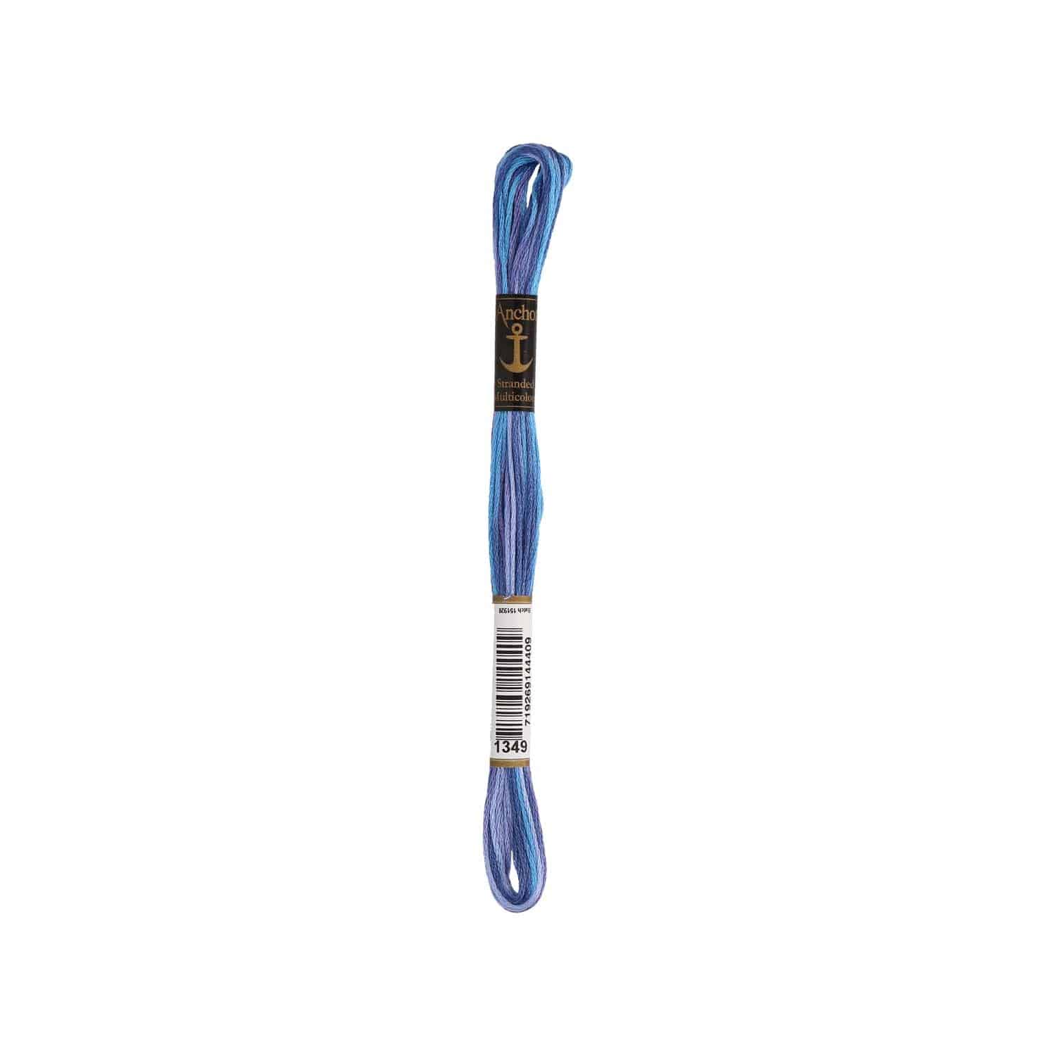 Anchor Coats Sticktwist multicolor 8m 01349 Blau Stormyseas