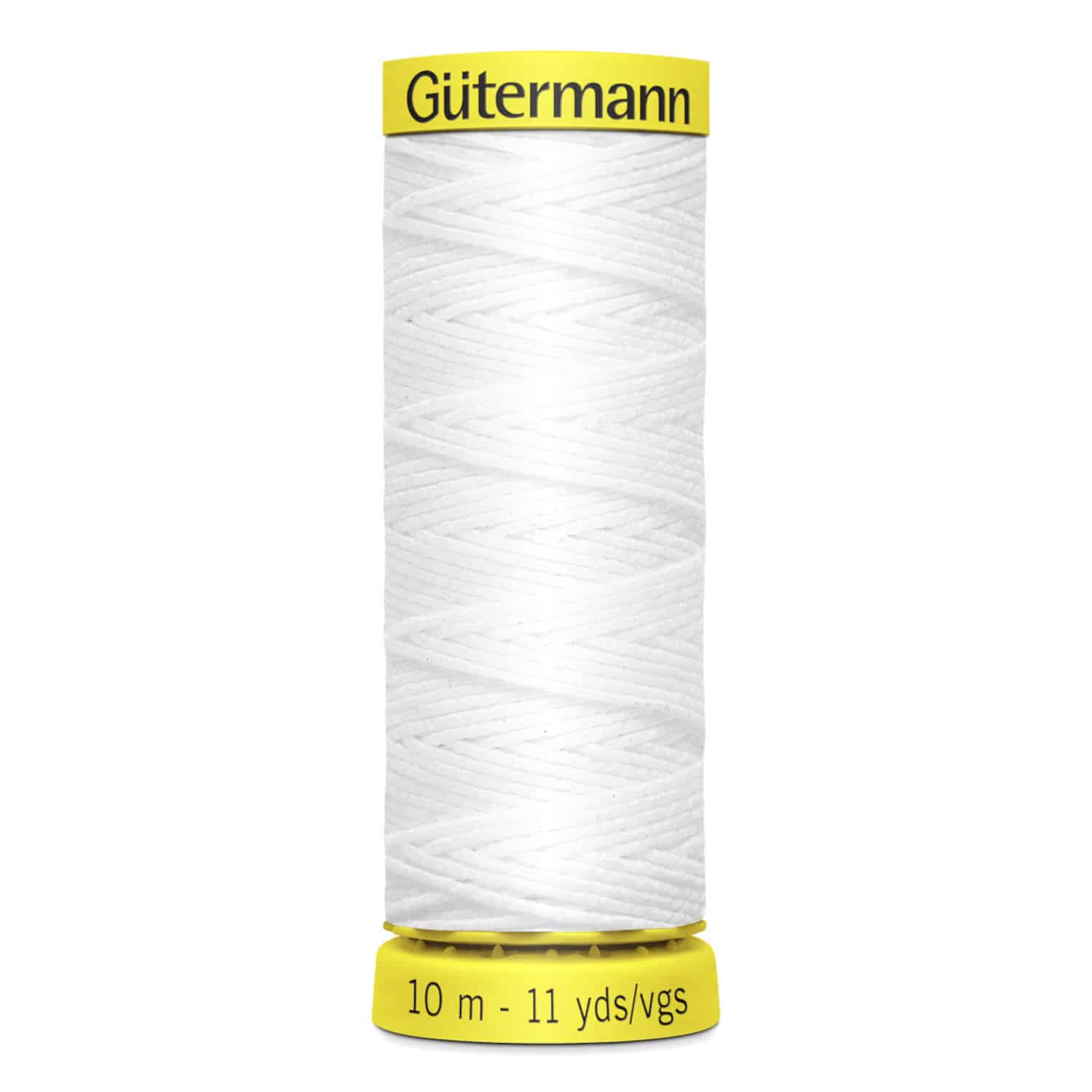 Gütermann Elasticfaden 10m Weiß