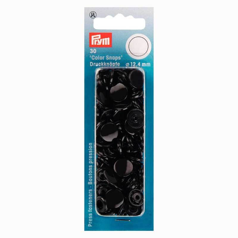 Prym Color Snaps Druckknöpfe Schwarz