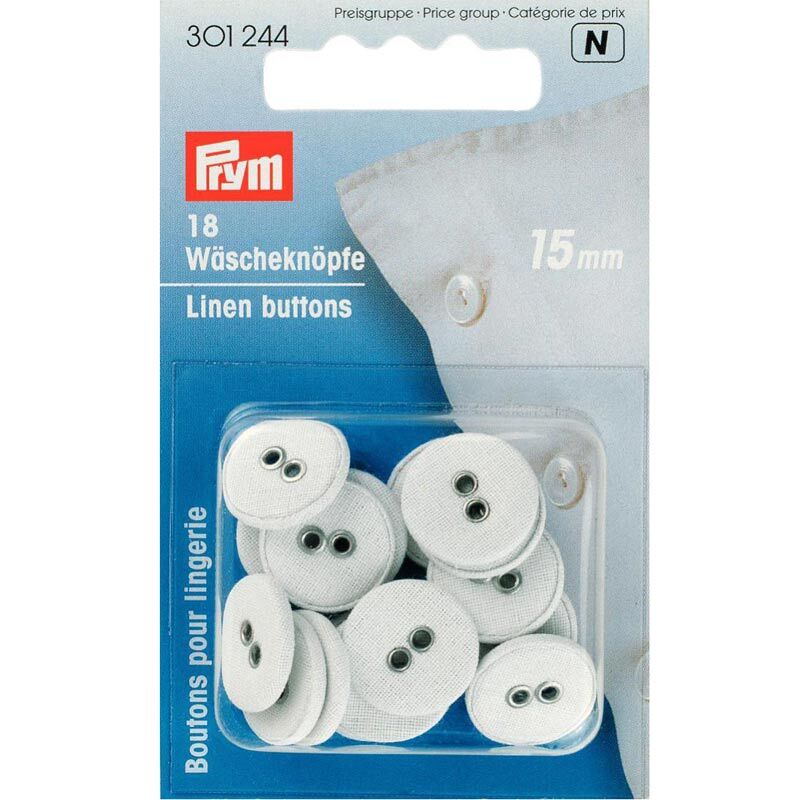 Prym Wäscheknöpfe Leinen