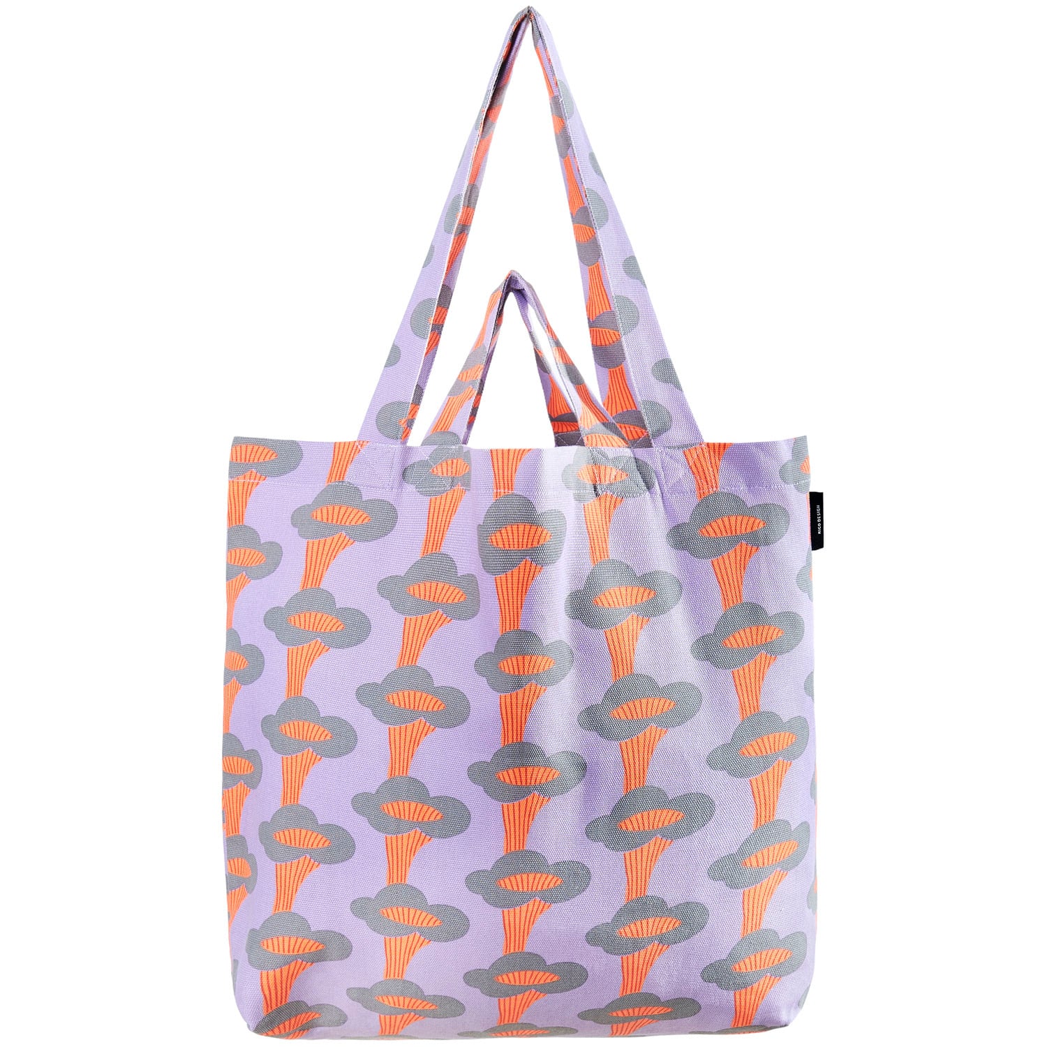 Rico Design Canvas-Shopper Pfifferlinge Neon Flieder