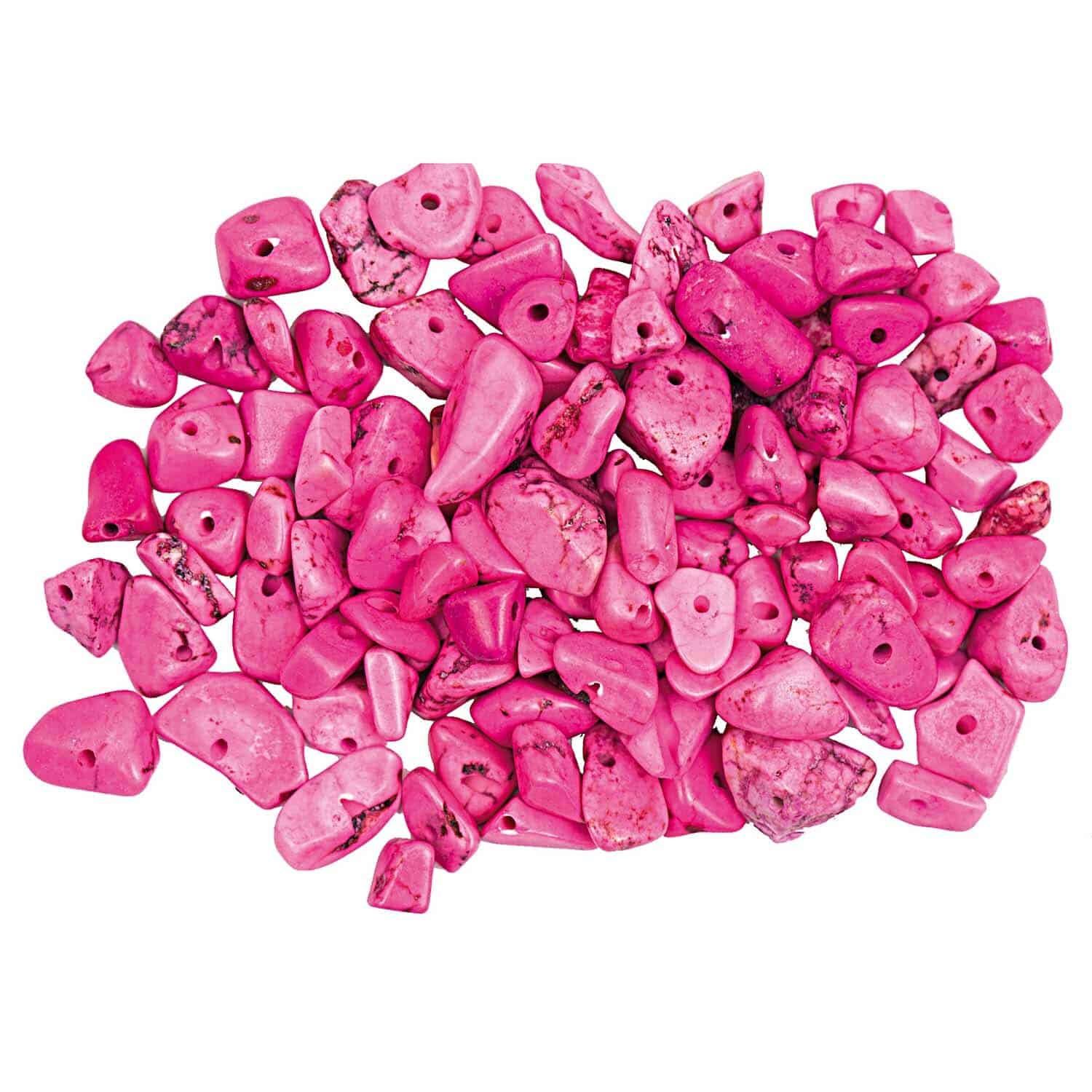 Rico Design Halbedelstein Splitter 18g Roter Türkis