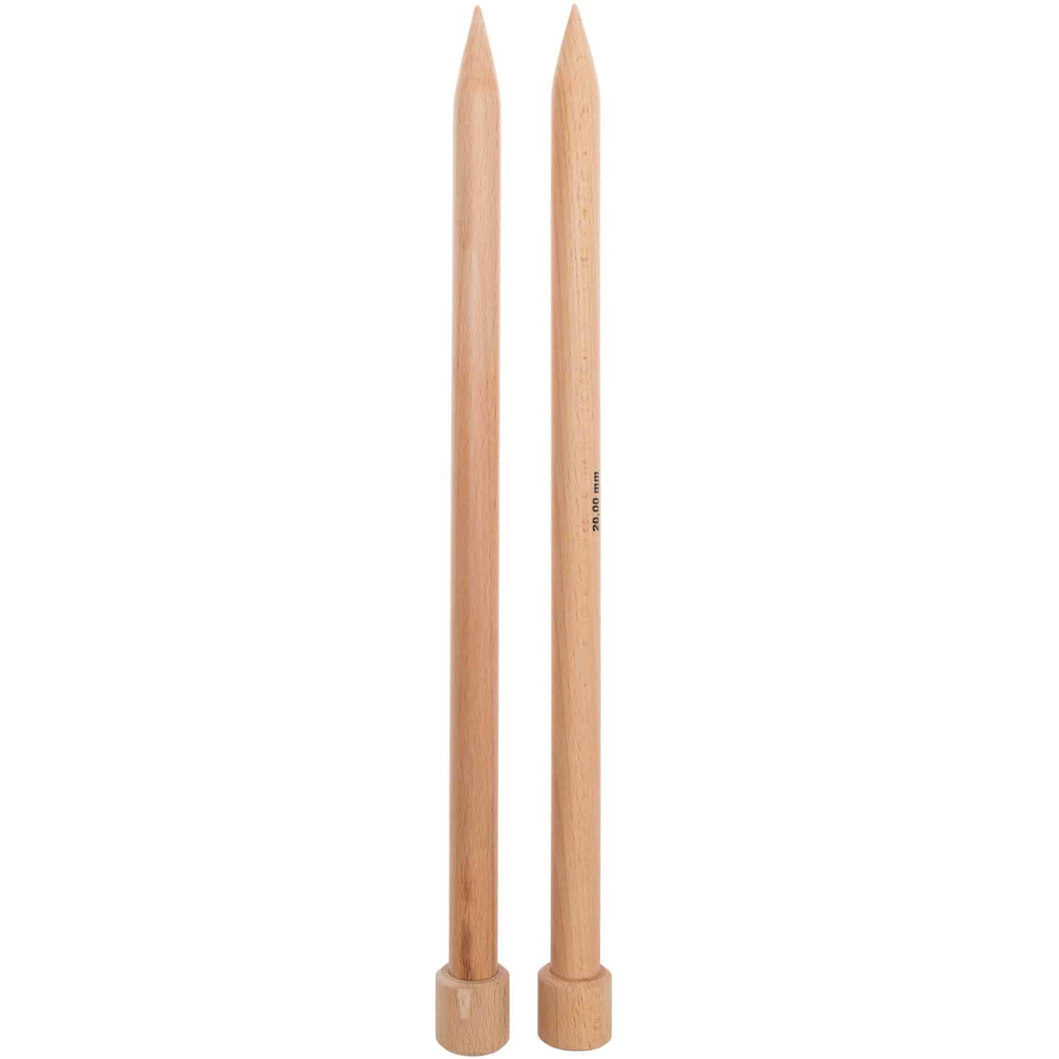 Rico Design Jackenstricknadeln 40cm Holz 20