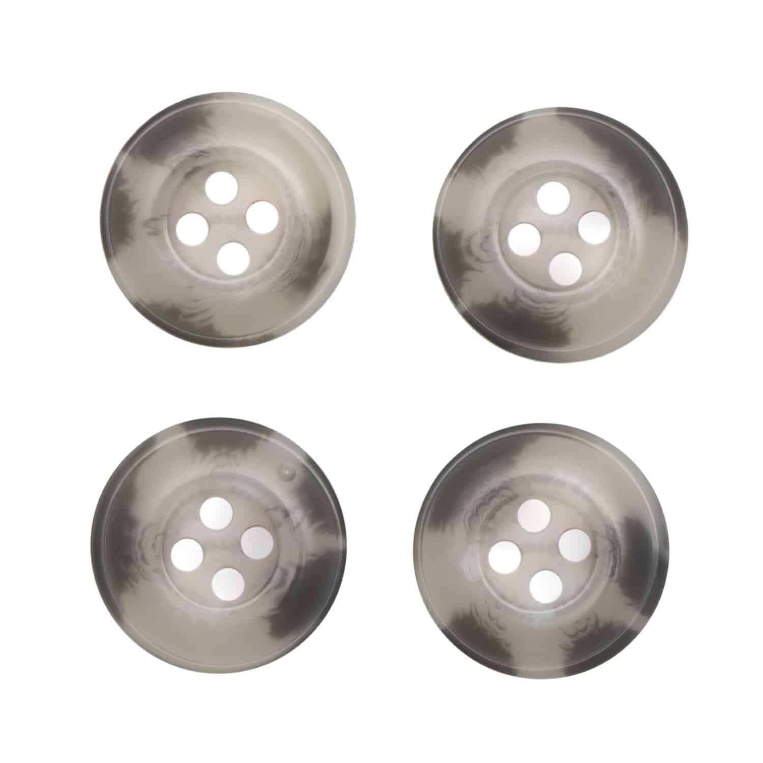 Rico Design Knöpfe Beige-Grau strukturiert