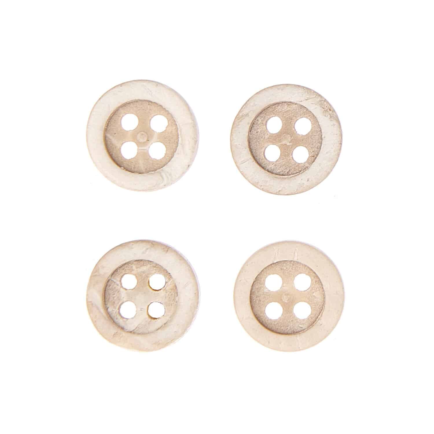 Rico Design Kokosnuss Knöpfe 10mm