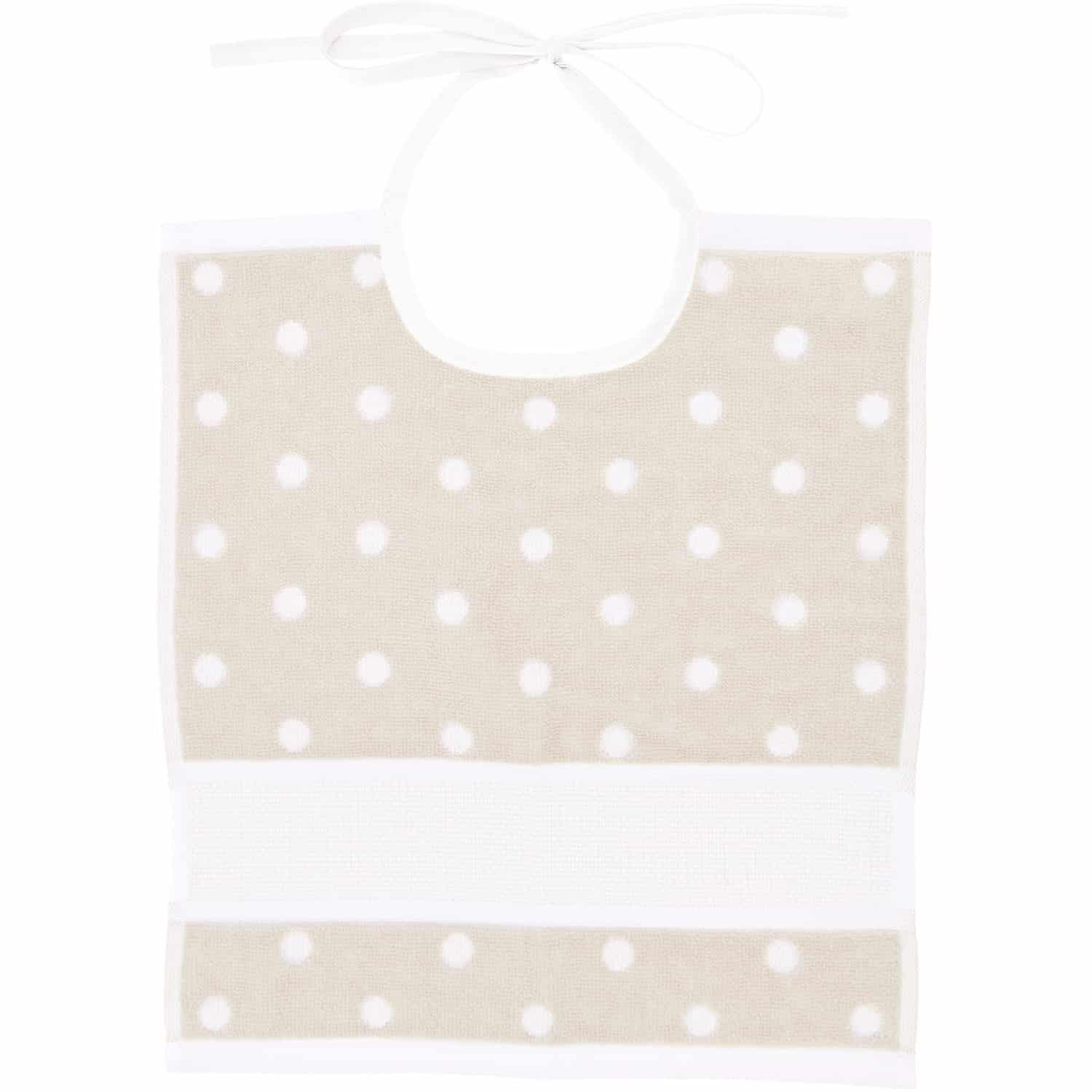 Rico Design Lätzchen mit Punkten Beige