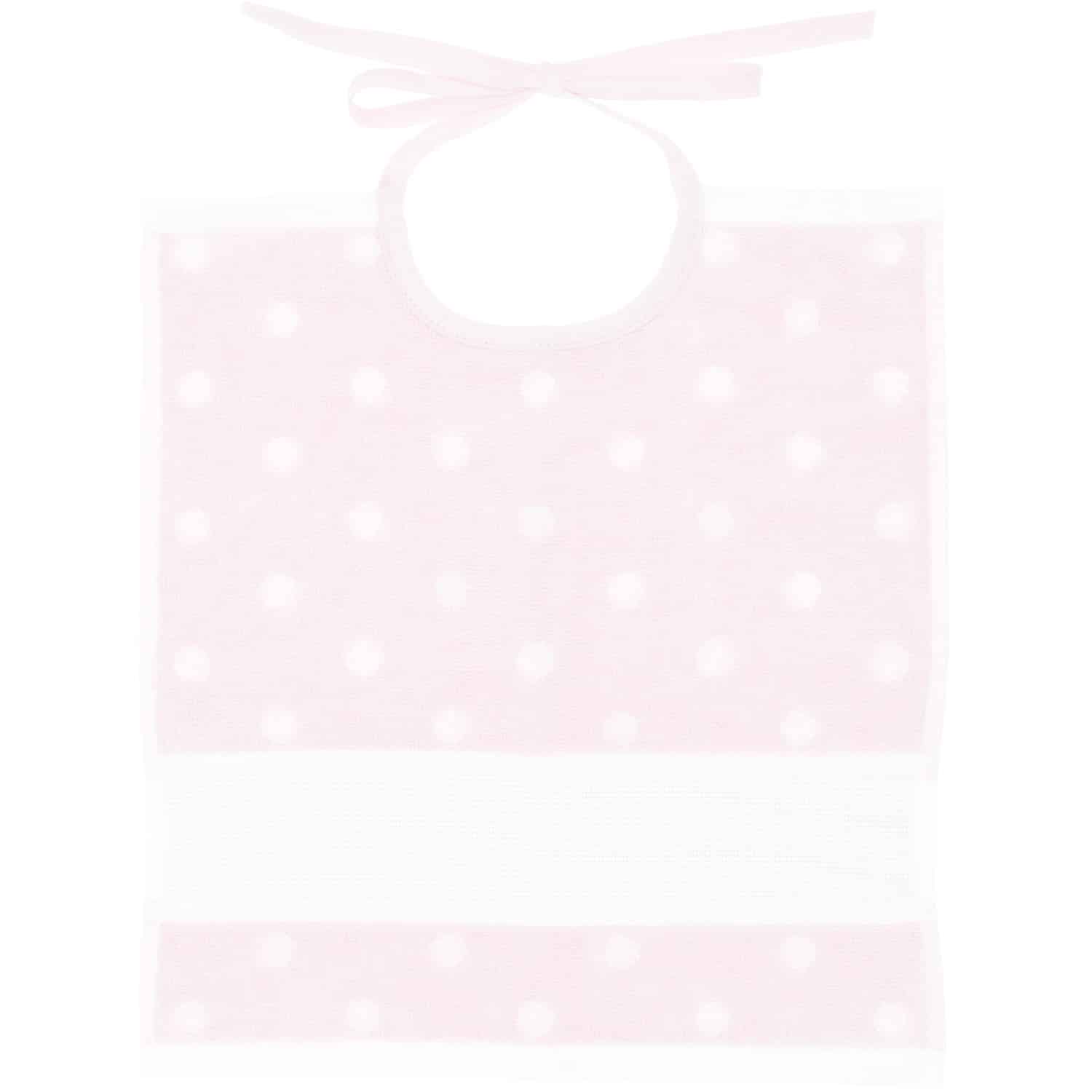 Rico Design Lätzchen mit Punkten Rosa