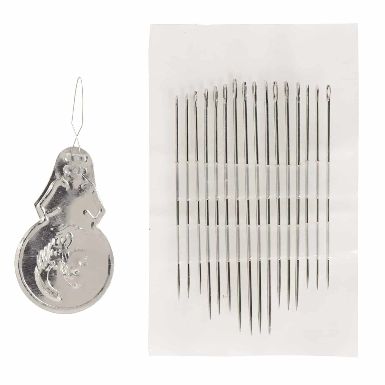 Rico Design Nähnadeln Set S mit Einfädler 16 Stück