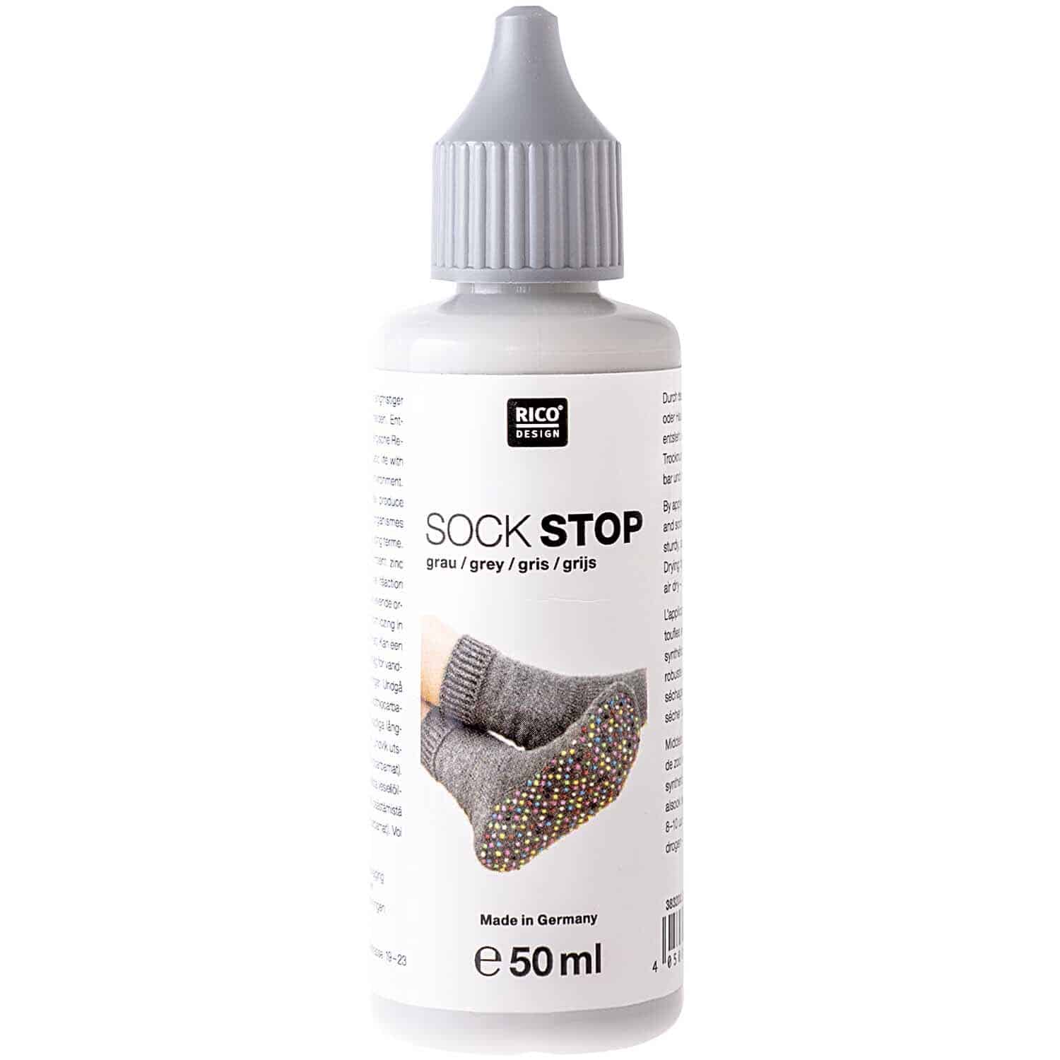 Rico Design Sock Stop 50ml Grau