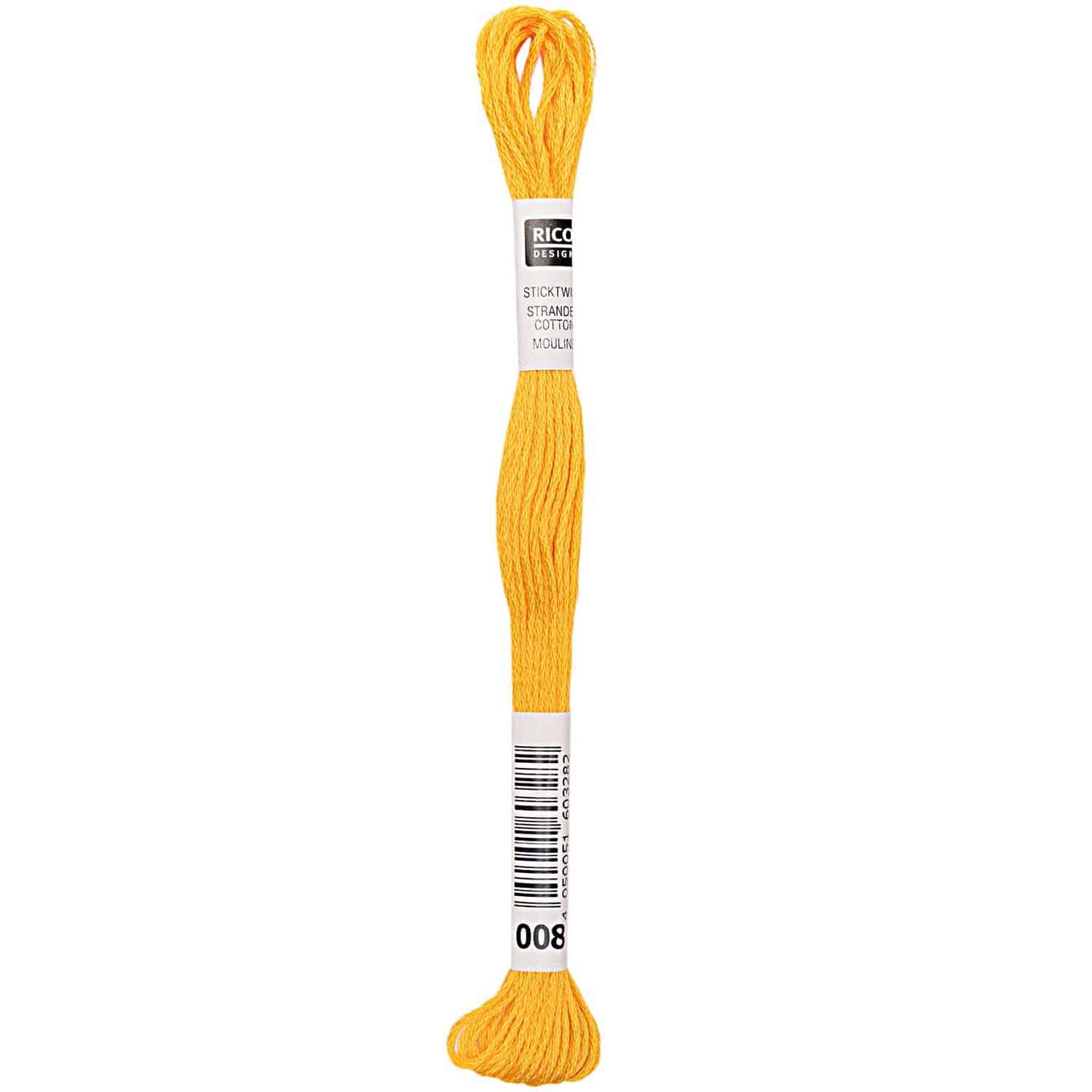 Rico Design Sticktwist 8m 008 Zitrone