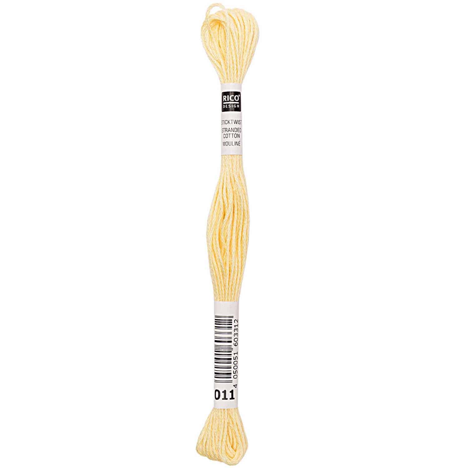 Rico Design Sticktwist 8m 011 Hellgelb