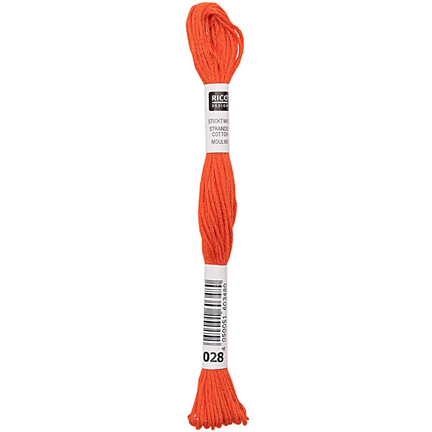Rico Design Sticktwist 8m 028 Brilliantrot