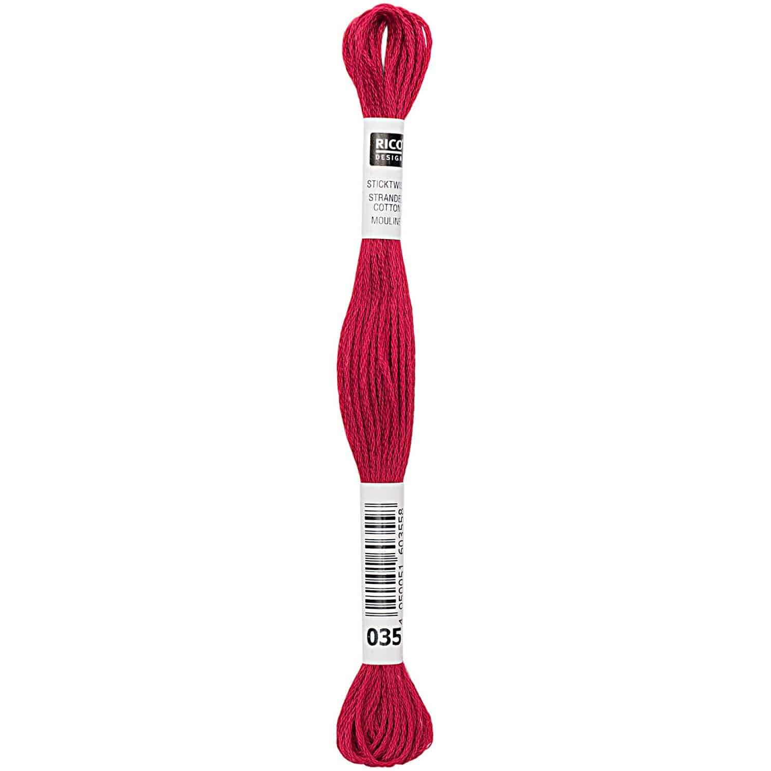 Rico Design Sticktwist 8m 035 Lachsrot