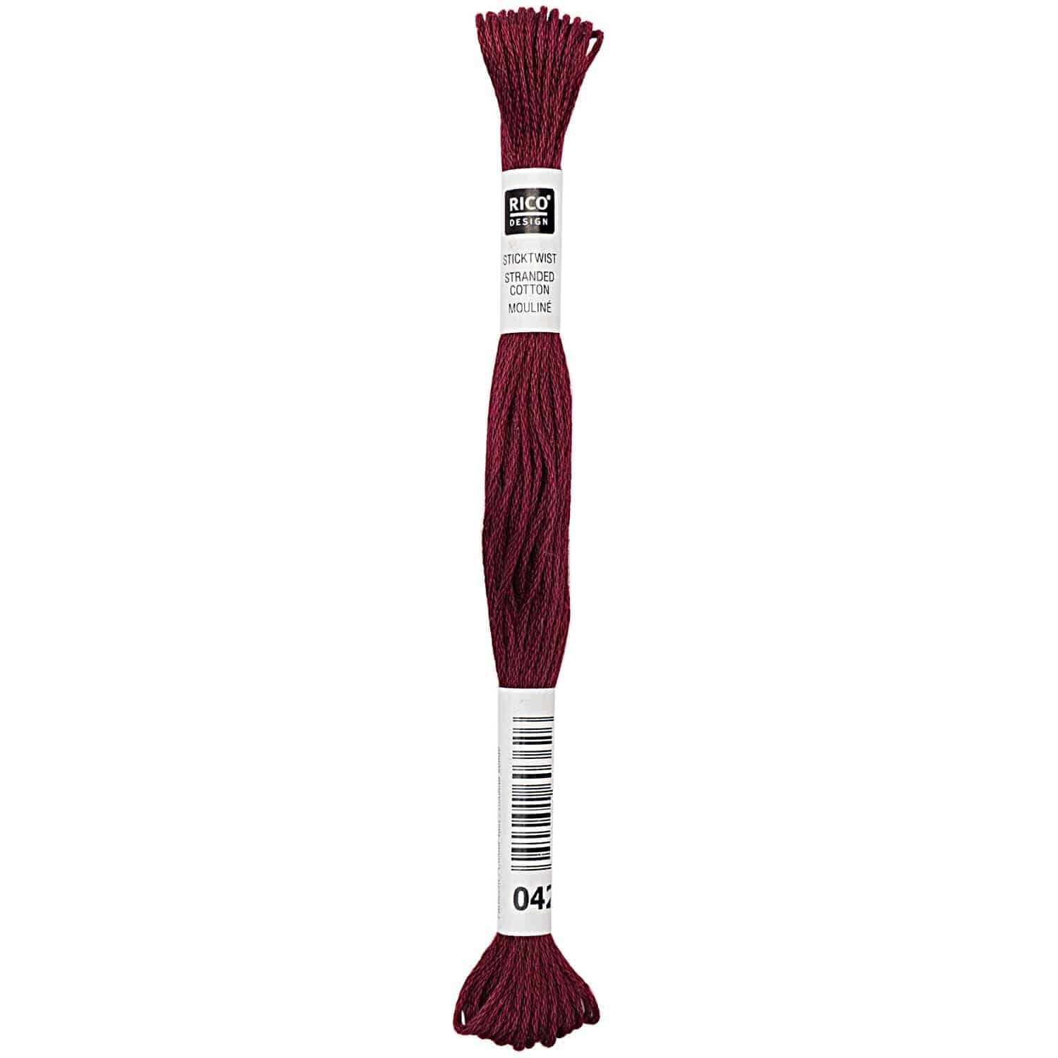 Rico Design Sticktwist 8m 042 Rot
