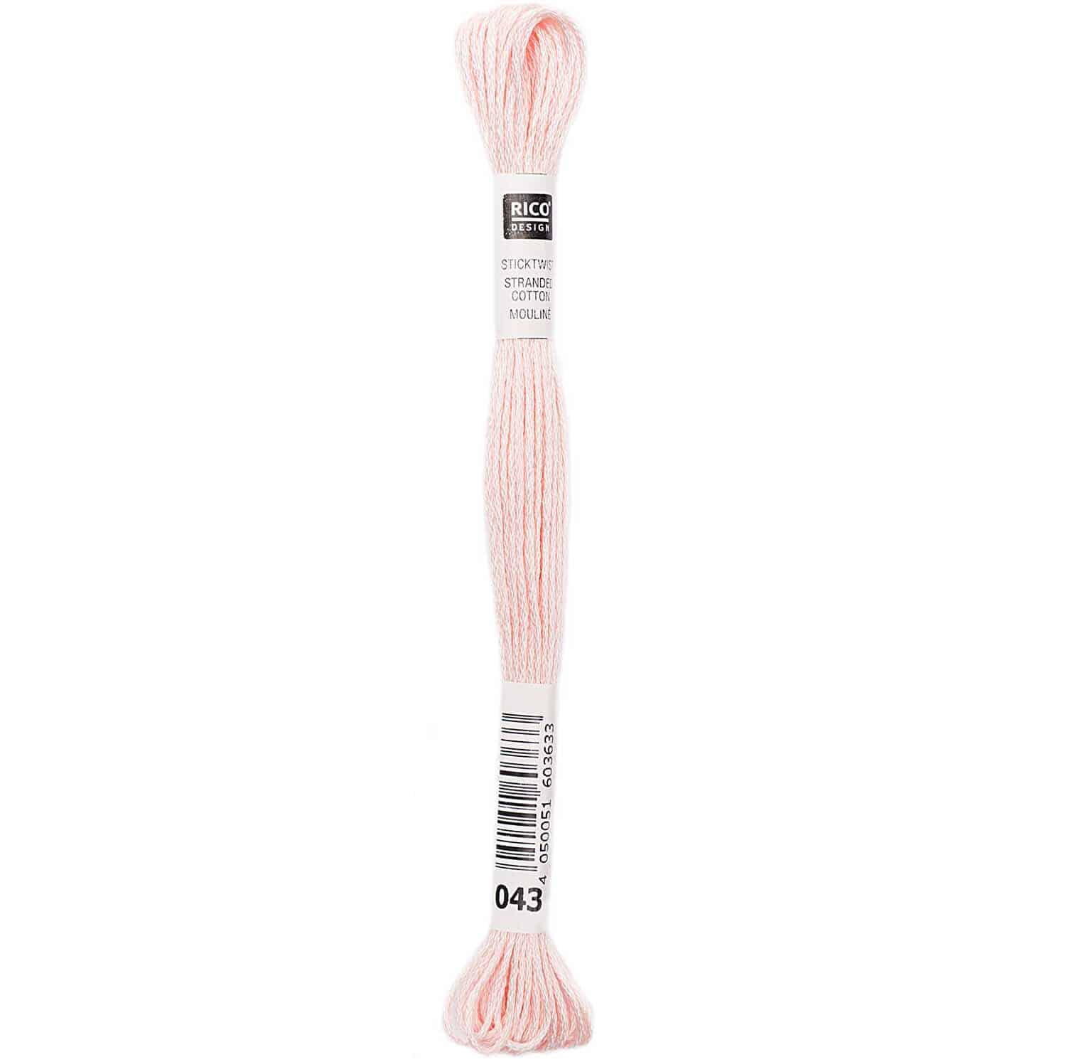 Rico Design Sticktwist 8m 043 Altrosa
