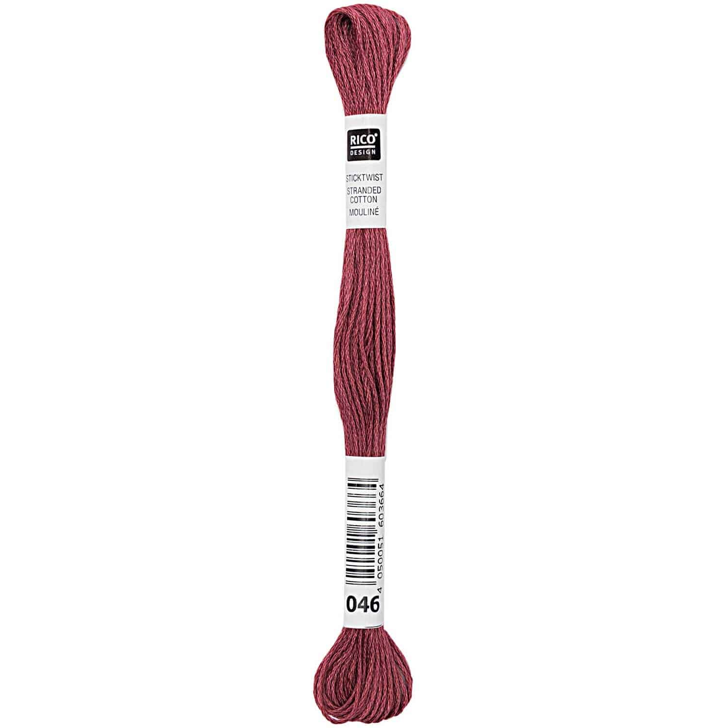Rico Design Sticktwist 8m 046 Altrosa