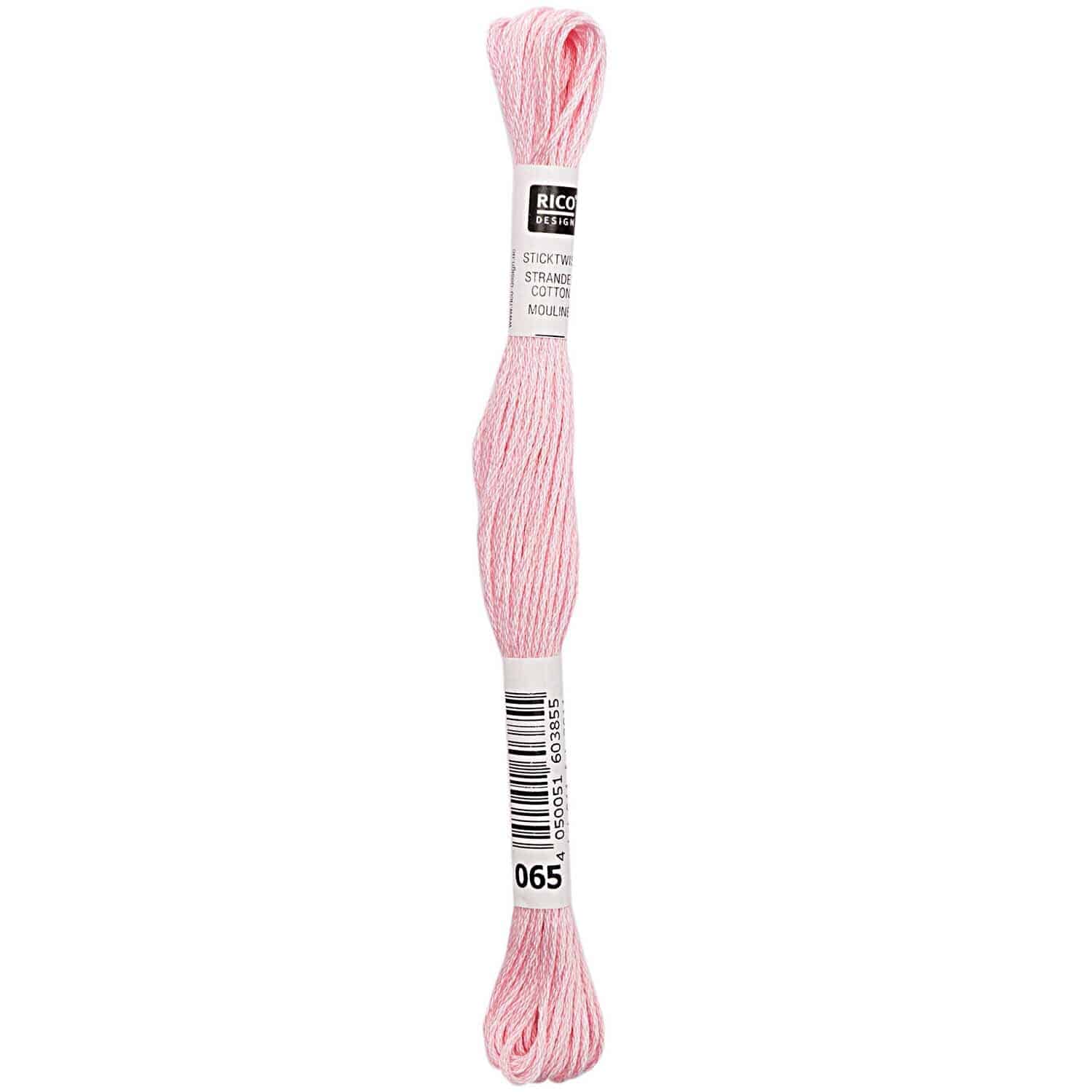 Rico Design Sticktwist 8m 065 Hellrosa