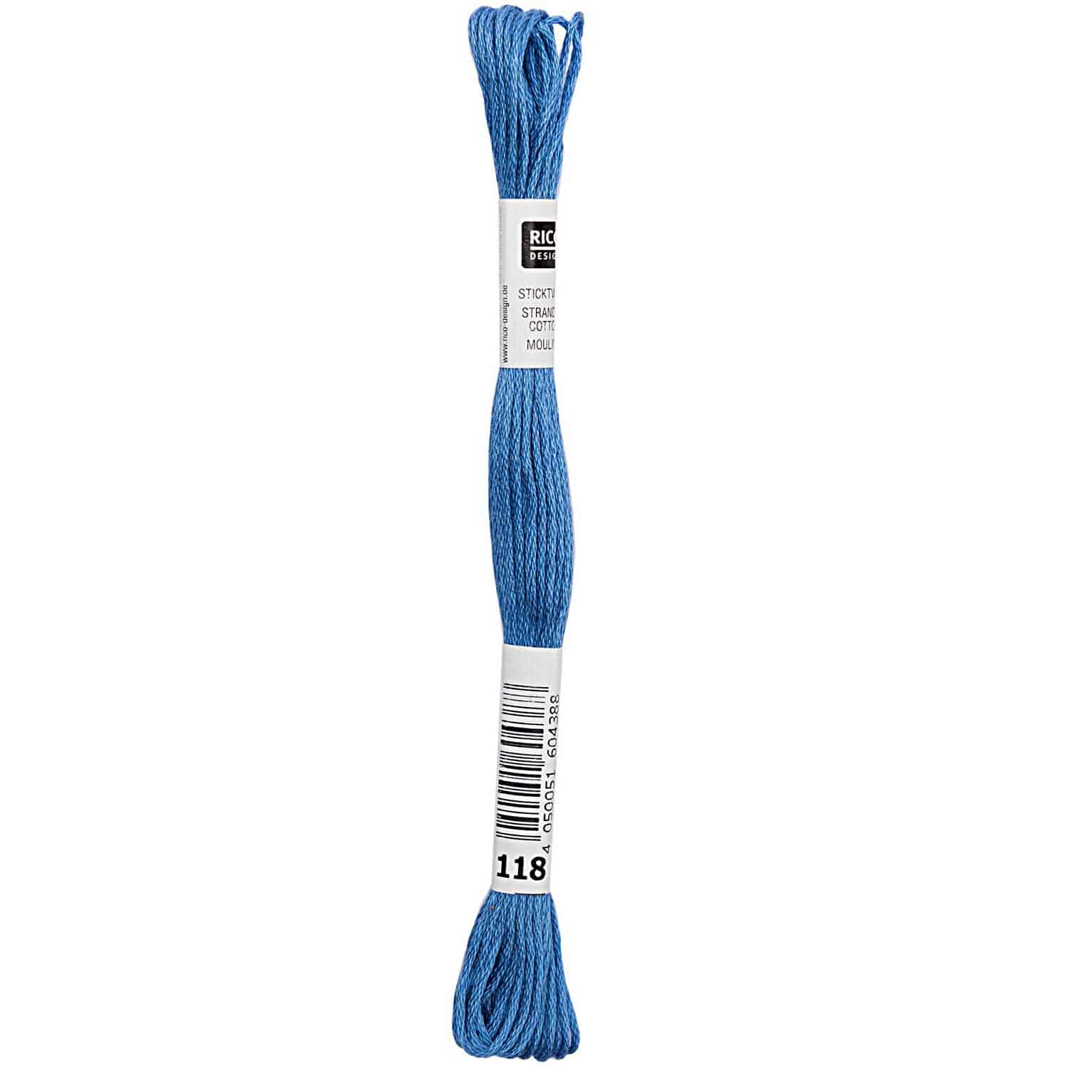 Rico Design Sticktwist 8m 118 Königsblau