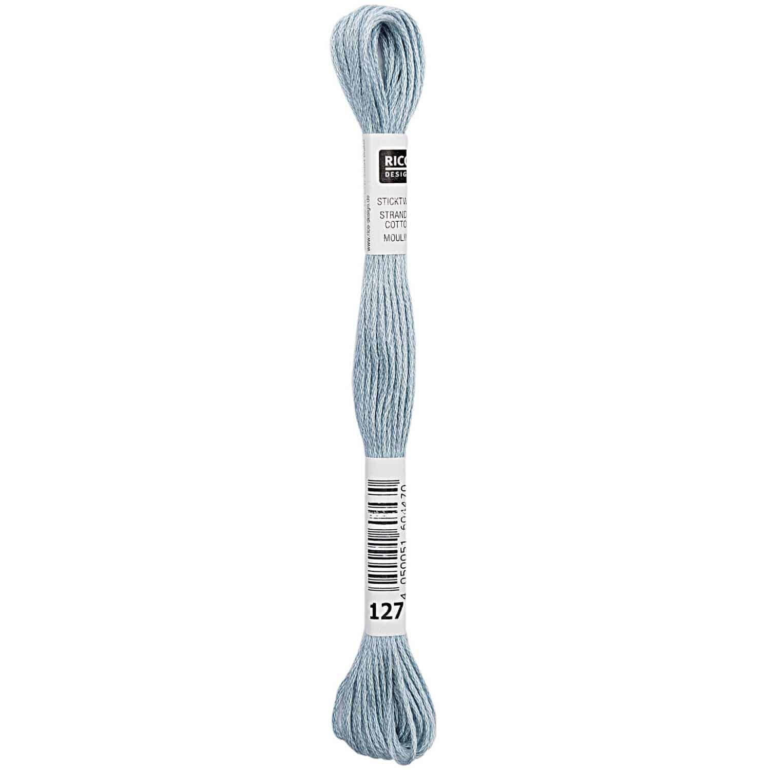 Rico Design Sticktwist 8m 127 Eisblau