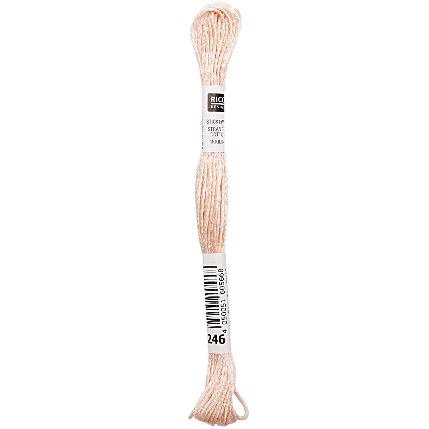 Rico Design Sticktwist 8m 246 Rotbraun