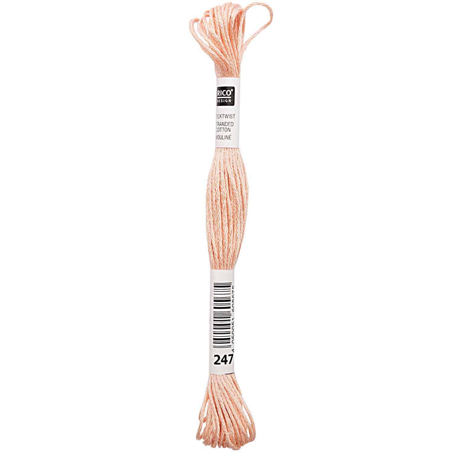 Rico Design Sticktwist 8m 247 Rotbraun