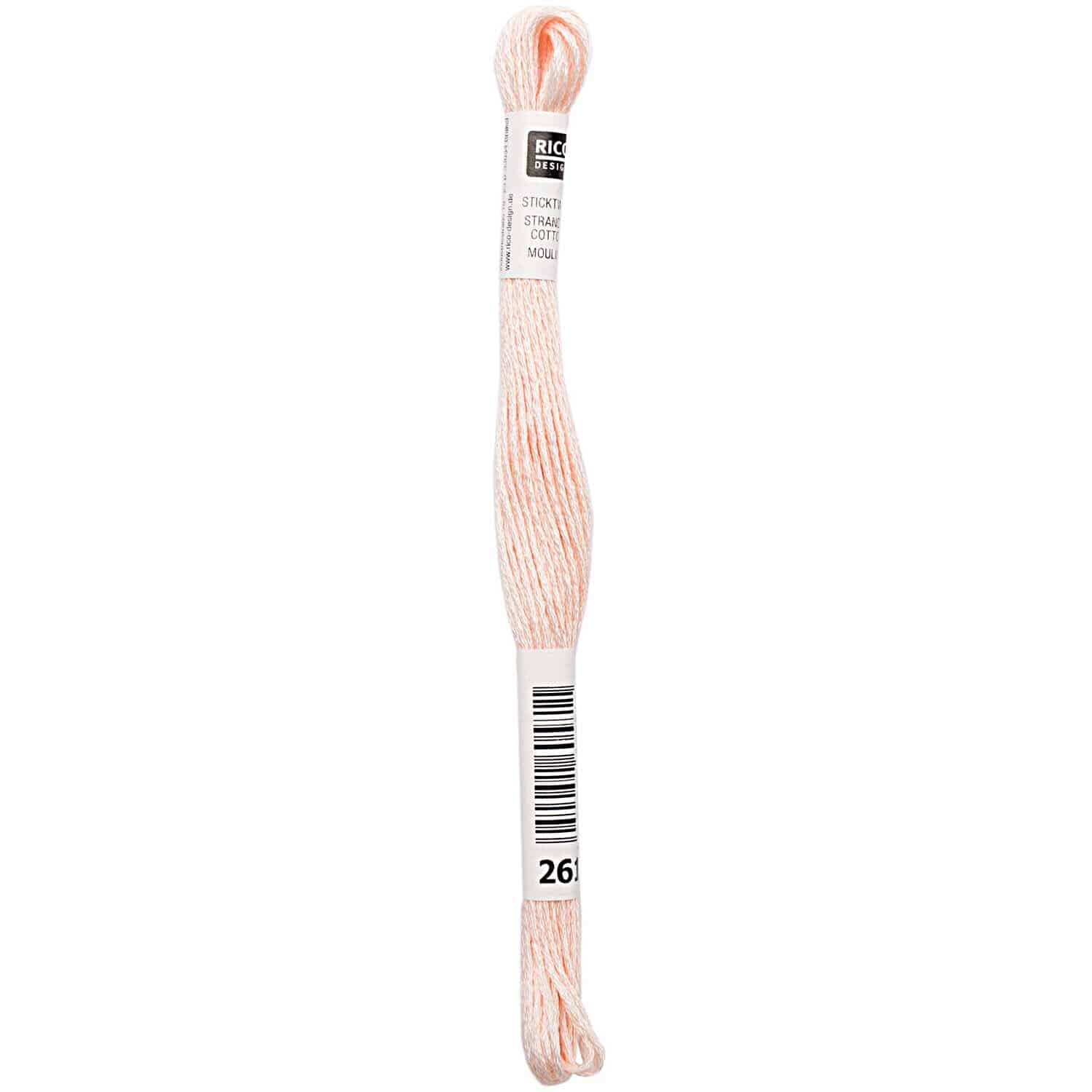 Rico Design Sticktwist 8m 261 Lachsrosa