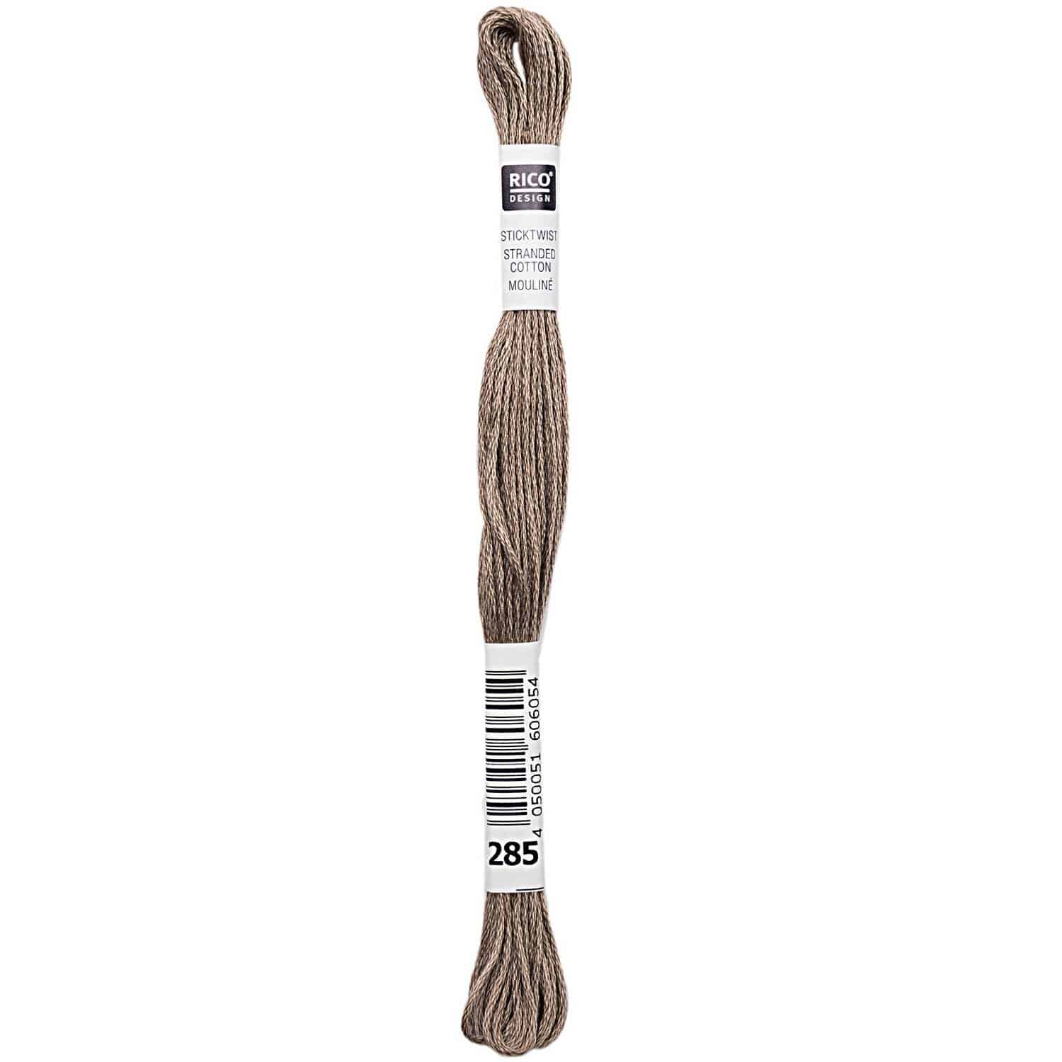 Rico Design Sticktwist 8m 285 Steingrau