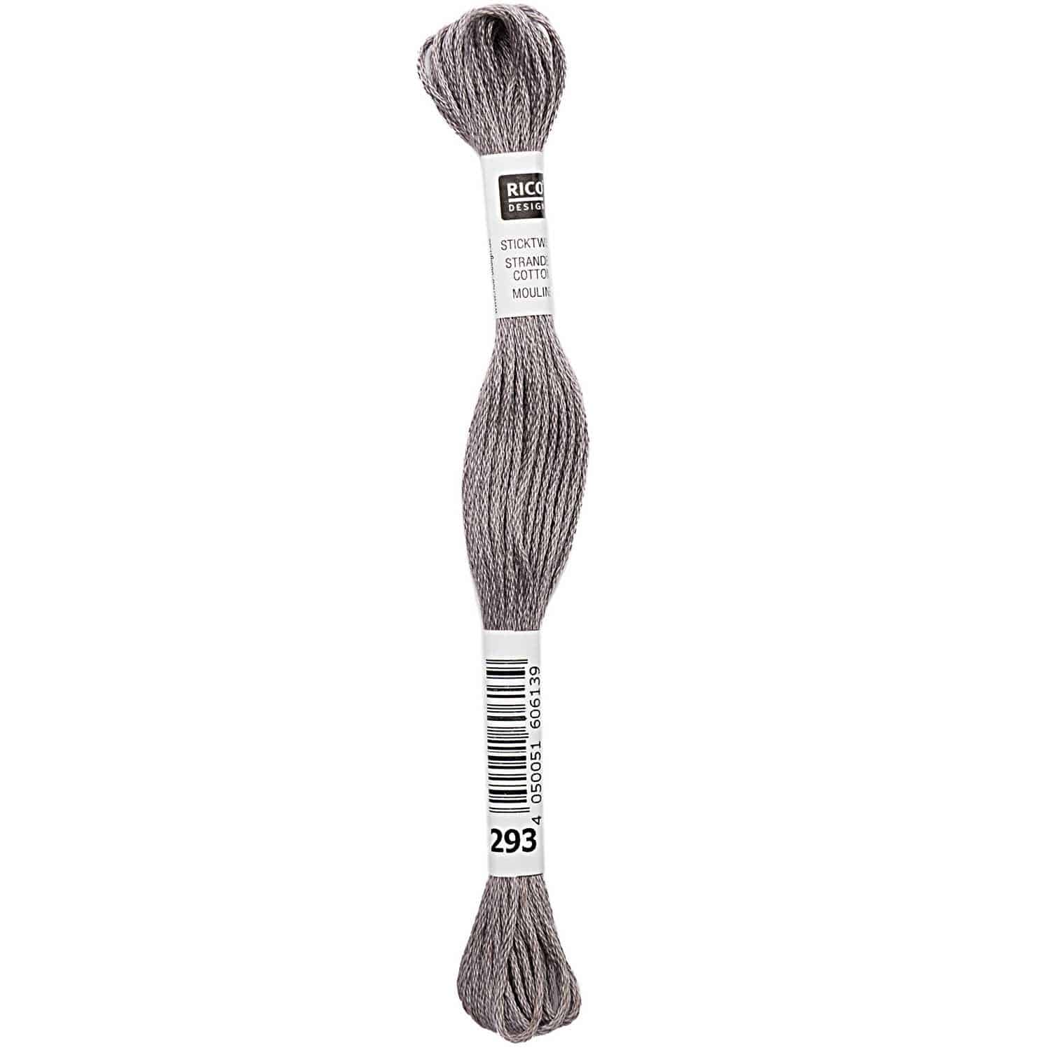 Rico Design Sticktwist 8m 293 Dunkelgrau