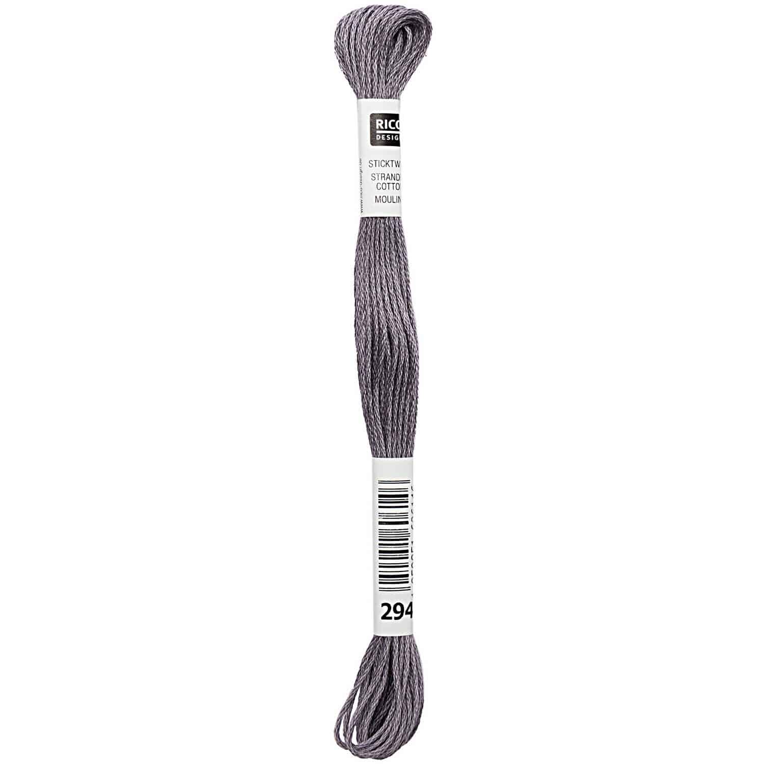 Rico Design Sticktwist 8m 294 Dunkelgrau