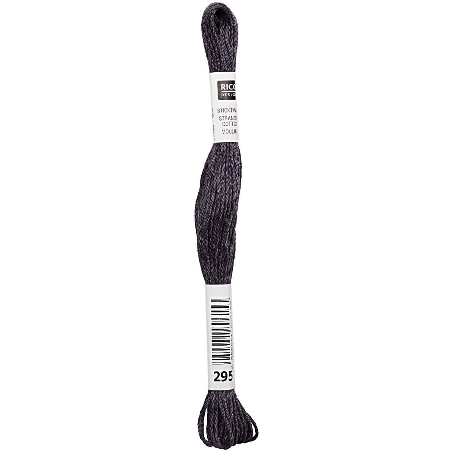 Rico Design Sticktwist 8m 295 Dunkelgrau