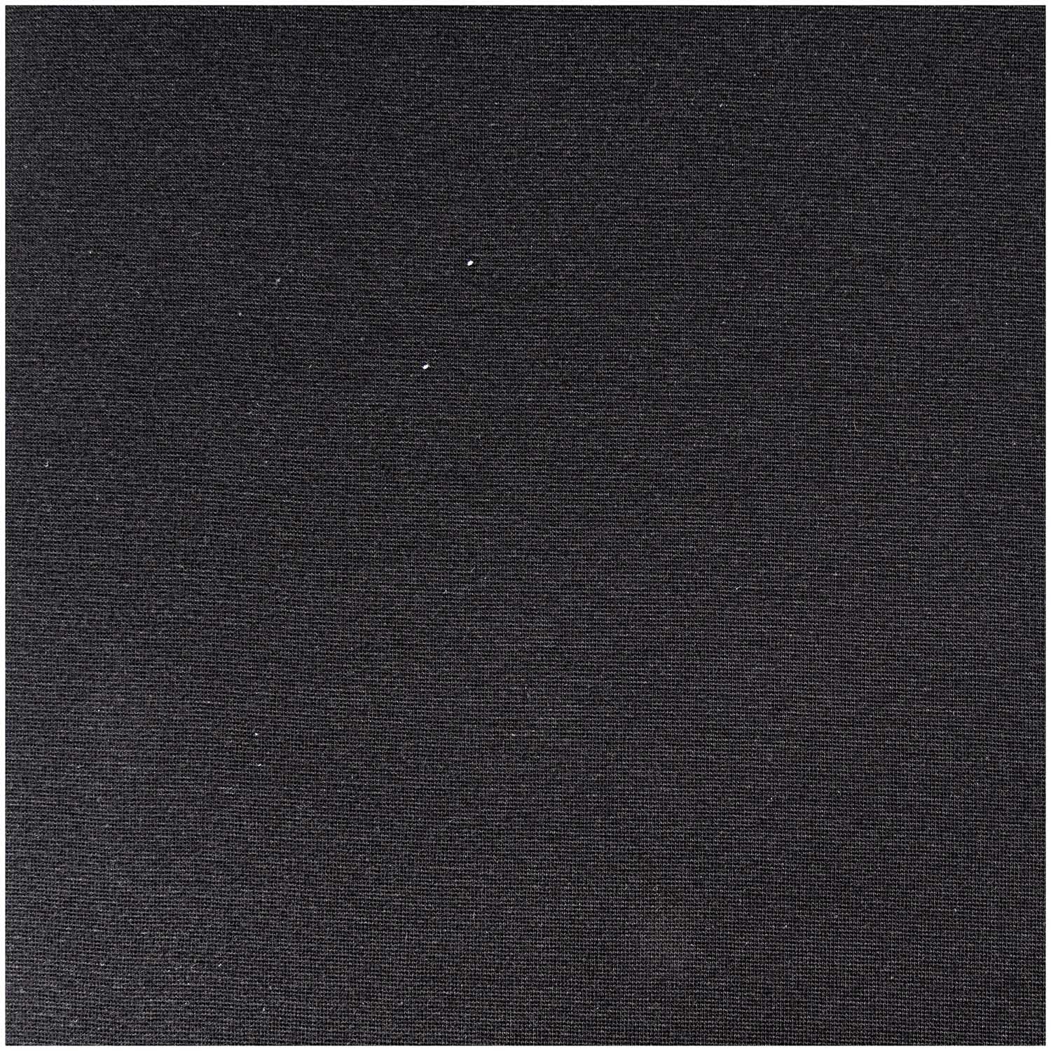Rico Design Stoff Jersey elastic 50x140cm Schwarz