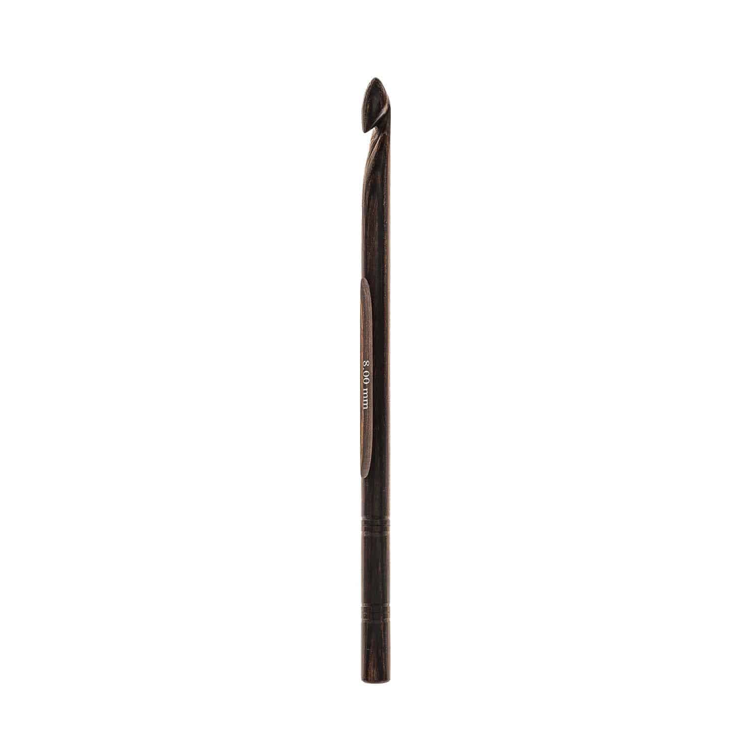 Wolle Rödel Knit Pro Häkelnadel 15cm Birkenholz 8