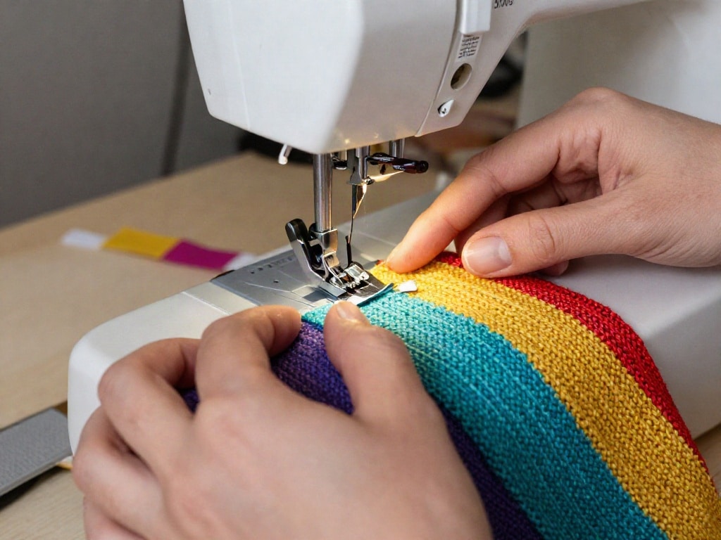 Jersey ohne Overlock nähen