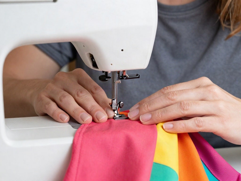 Jersey Nähmaschine einstellen