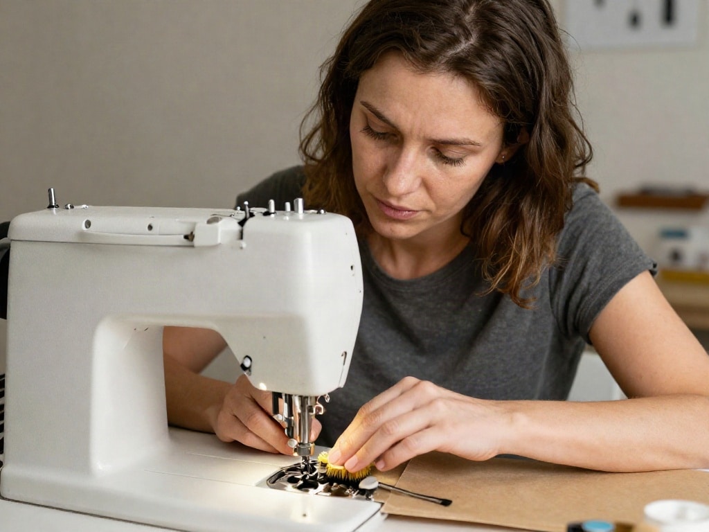Nähmaschine reinigen