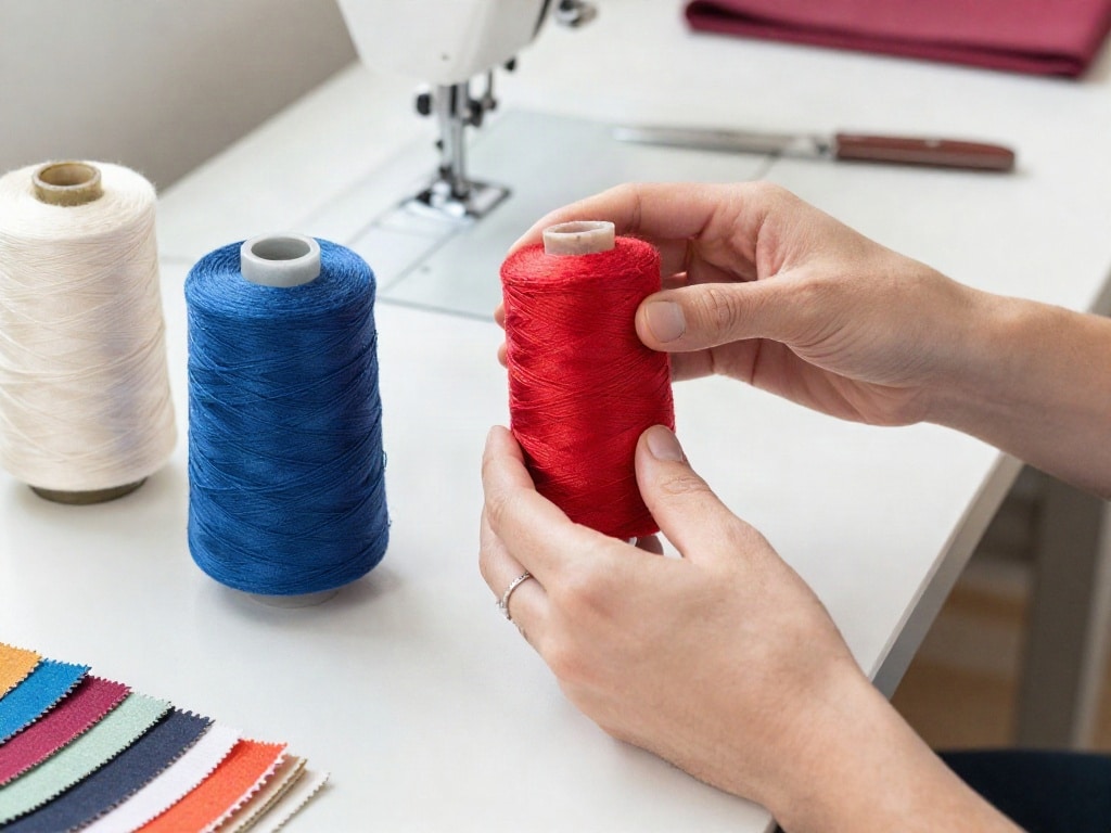 Polyester oder Baumwollgarn