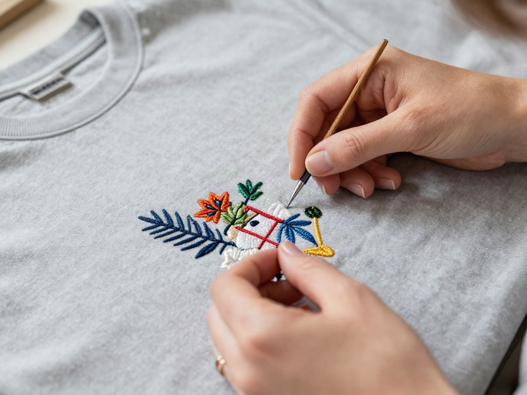 T-Shirt besticken